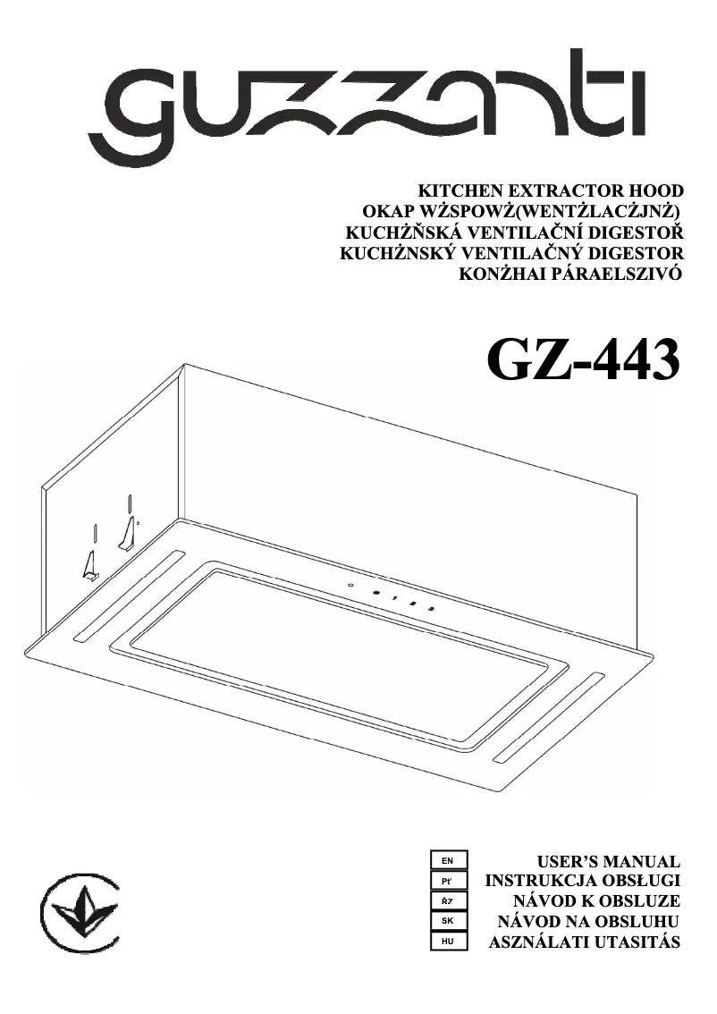 Image de la première page du manuel de l'appareil GZ 443