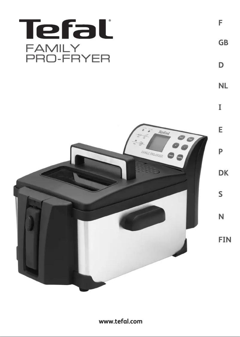 Página 1 del manual Manual de usuario Tefal Family Pro Fryer FR4016