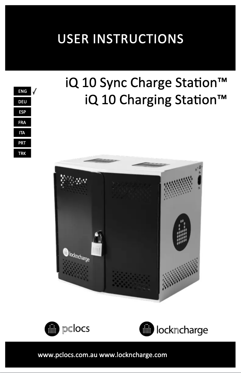 Image de la première page du manuel de l'appareil iQ 10