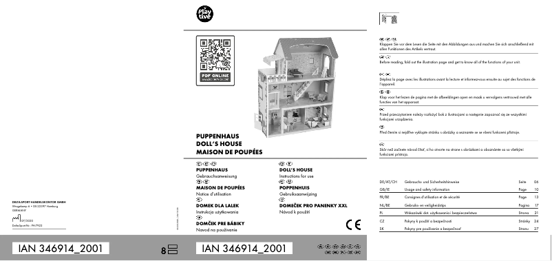 Image de la première page du manuel de l'appareil IAN 346914