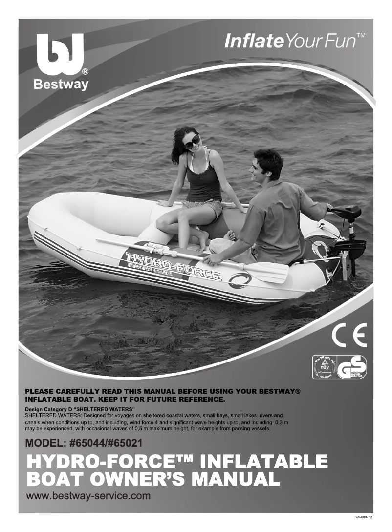 Page n°1 - Manuel utilisateur Bestway 65044