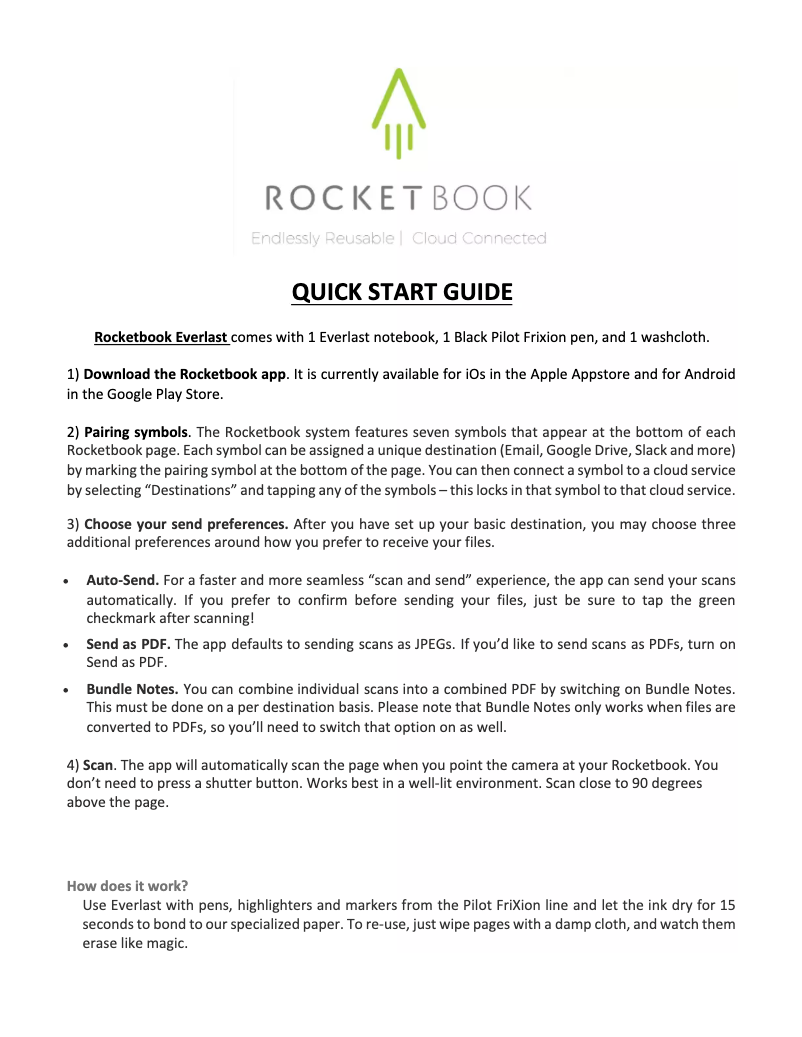 Image de la première page du manuel de l'appareil Everlast Letter Size