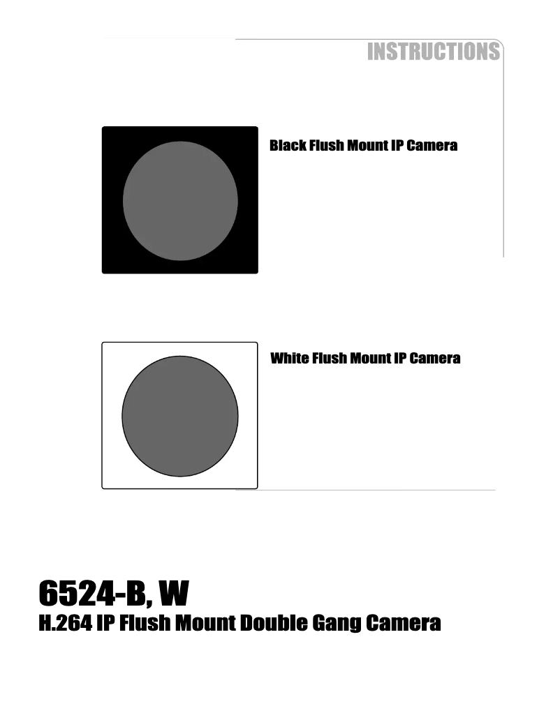 Page 1 de la notice Manuel utilisateur Channel Vision 6524-W