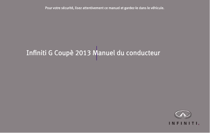 Imagen de la primera página del manual del dispositivo G Coupe (2013)