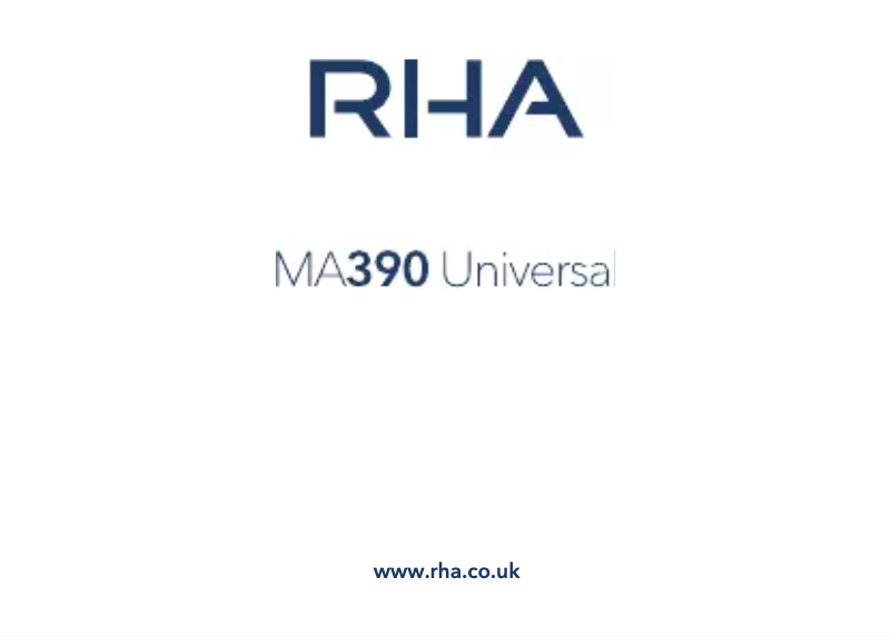 Image de la première page du manuel de l'appareil MA390 Wireless