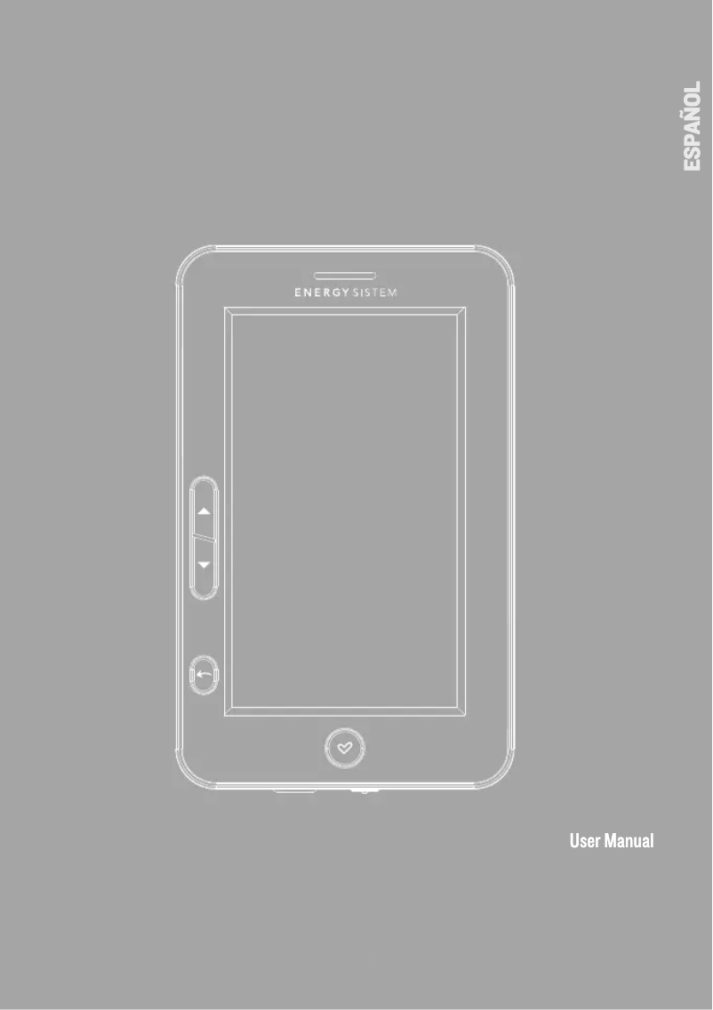 Page n°1 - Manuel utilisateur Energy Sistem Color eReader C4 Touch