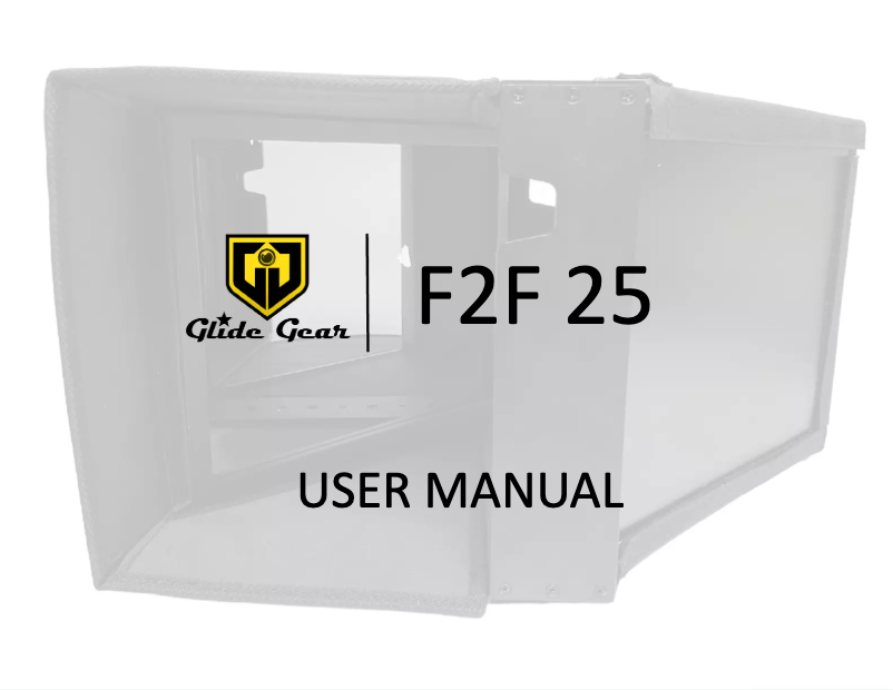Page n°1 - Manuel utilisateur Glide Gear F2F 25