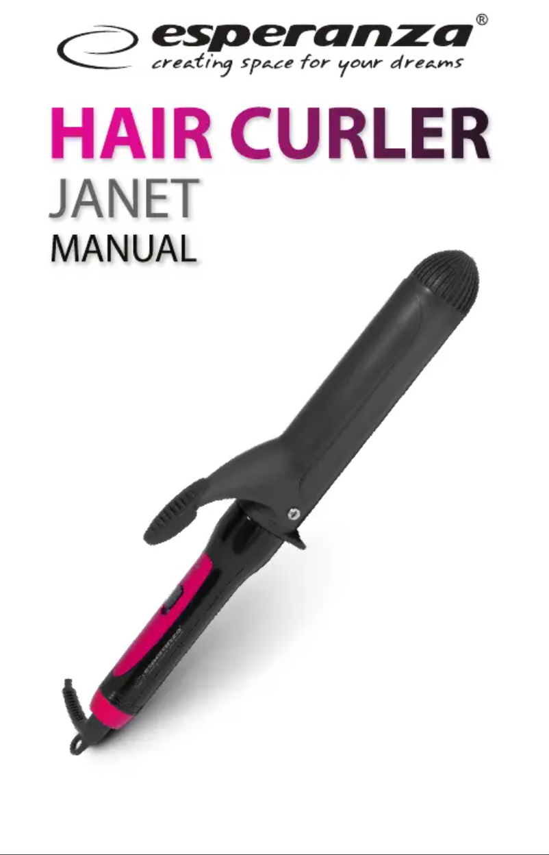 Image de la première page du manuel de l'appareil Janet EBL011