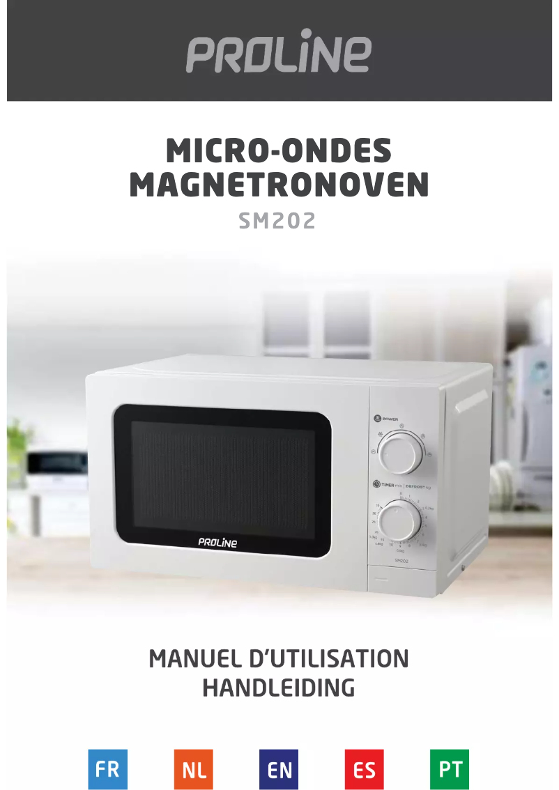 Page 1 of the manual User Manual Proline SM202