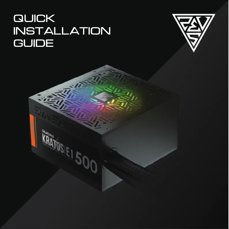 Image de la première page du manuel de l'appareil Kratos E1-500