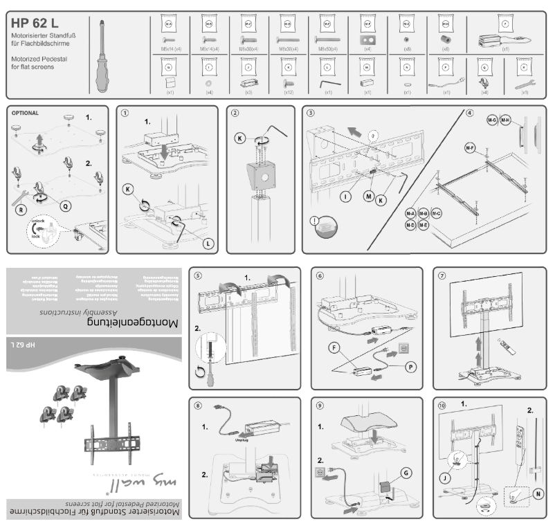 Image de la première page du manuel de l'appareil HP 62 L
