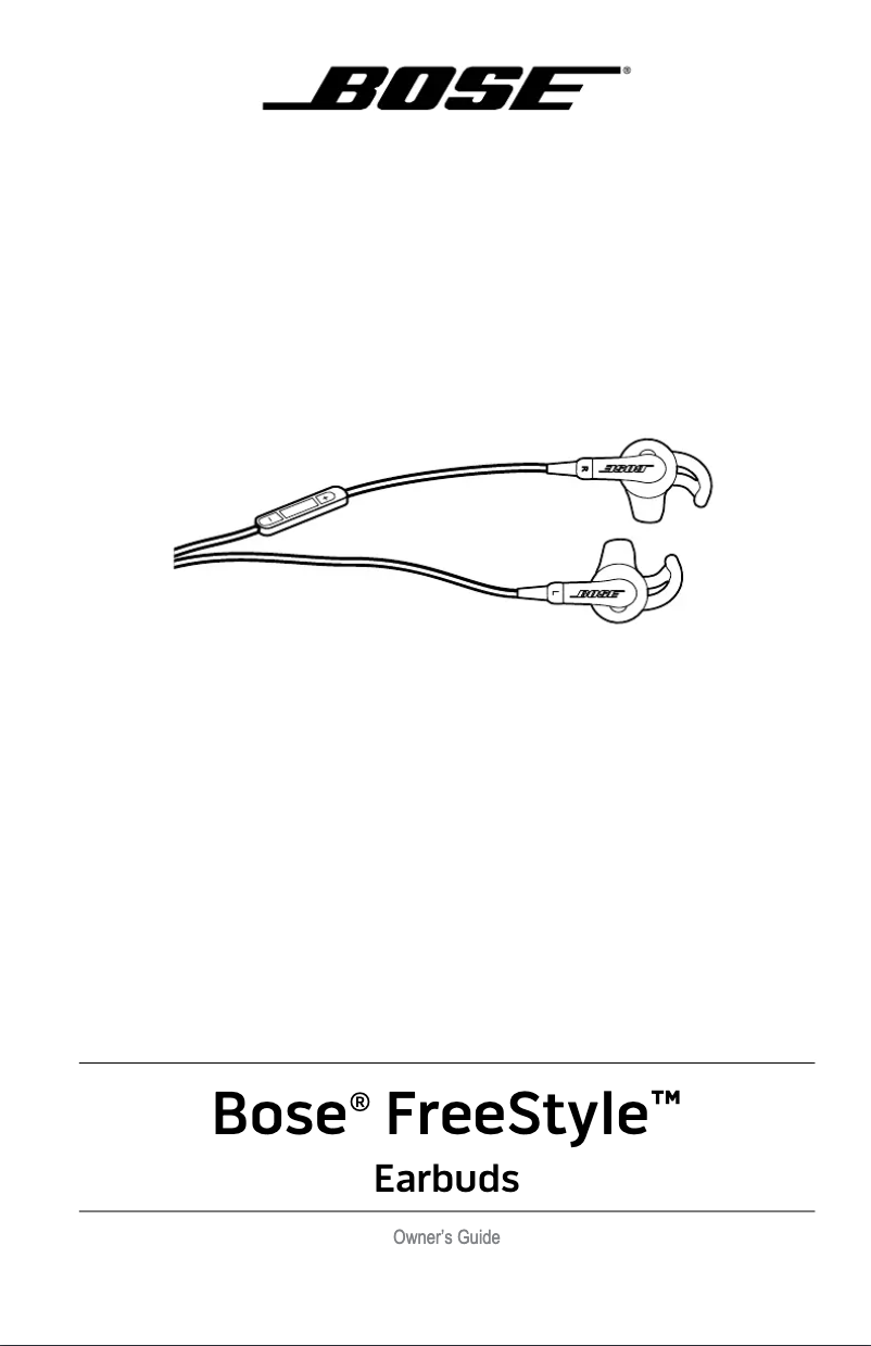 Page 1 de la notice Manuel utilisateur Bose Freestyle