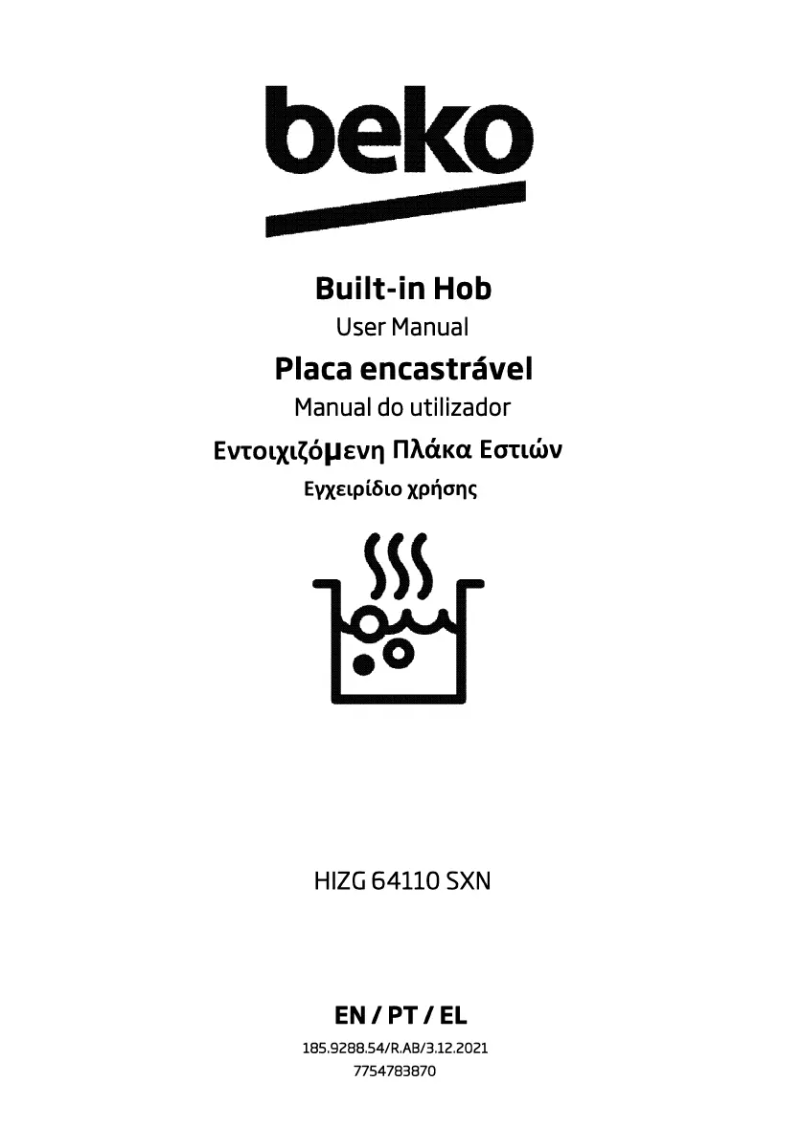 Image de la première page du manuel de l'appareil HIZG 64110 SXN