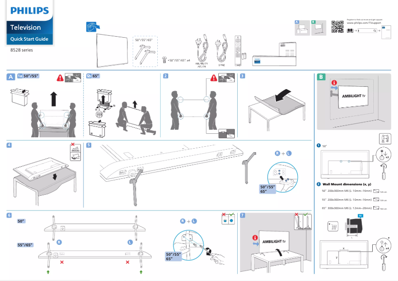 Page 1 of the manual User Manual Philips 65PUD8528
