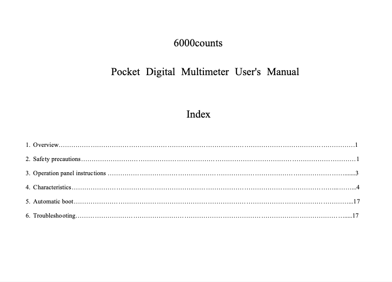 Image de la première page du manuel de l'appareil NF-5320A