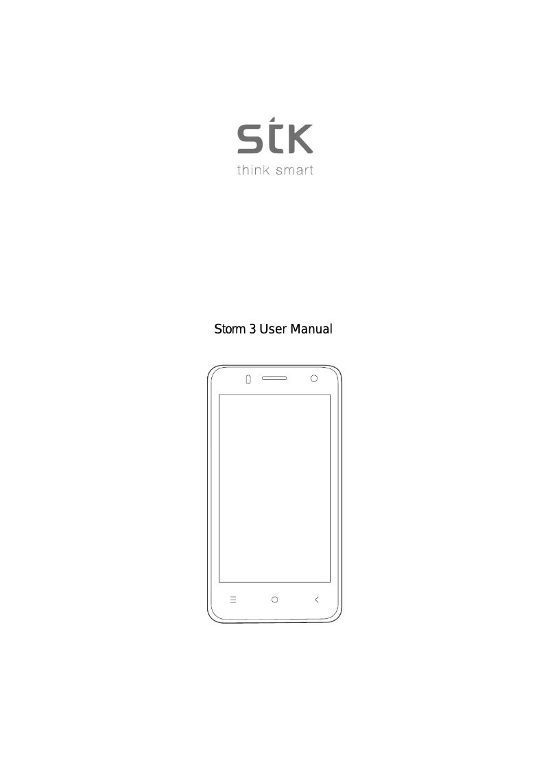 Page n°1 - Manuel utilisateur STK Storm 3