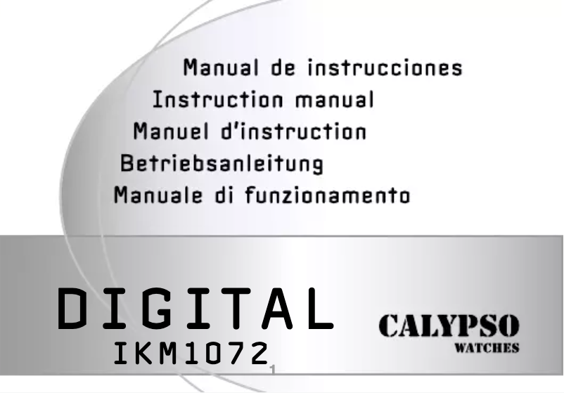 Image de la première page du manuel de l'appareil K5689