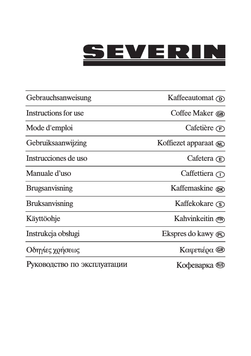 Image de la première page du manuel de l'appareil KA 4042