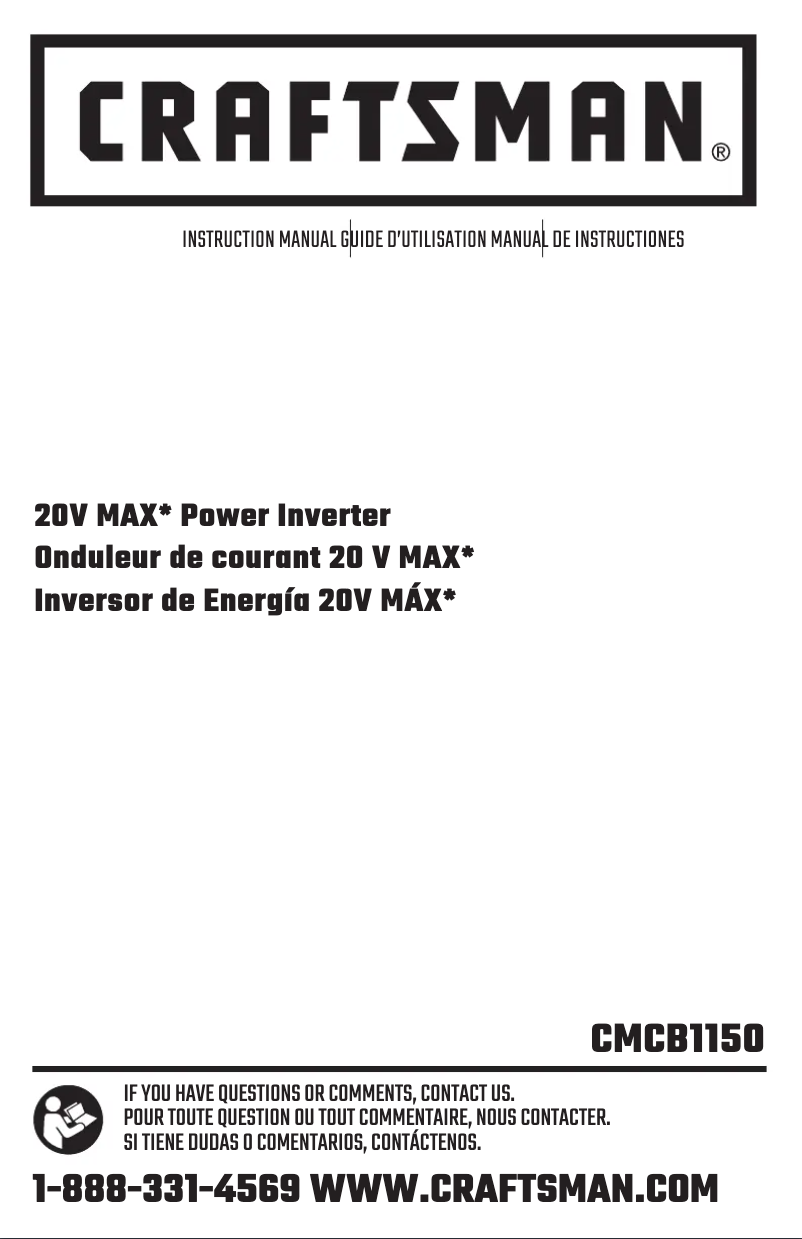 Image de la première page du manuel de l'appareil CMCB1150