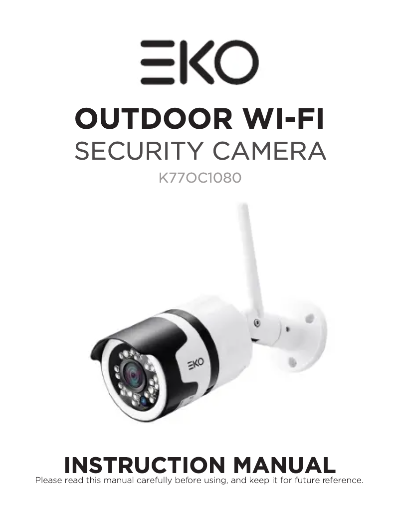 Page 1 de la notice Manuel utilisateur EKO K77OC1080