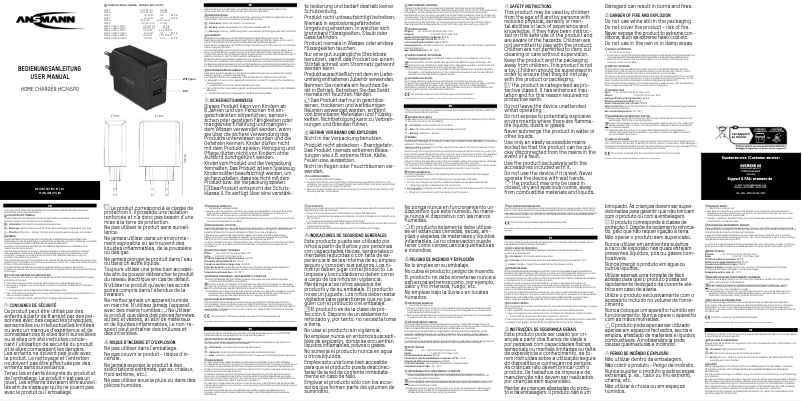 Image de la première page du manuel de l'appareil HC245PD