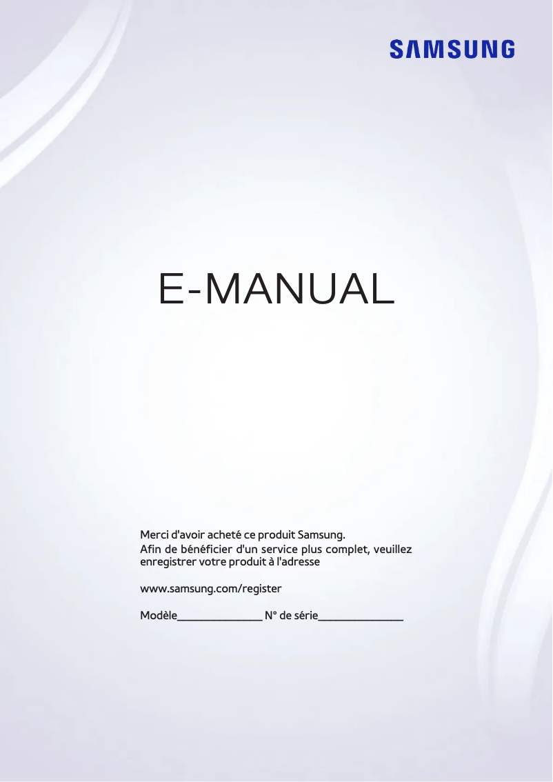 Page n°1 - Manuel utilisateur Samsung UE48J5200A LED TV