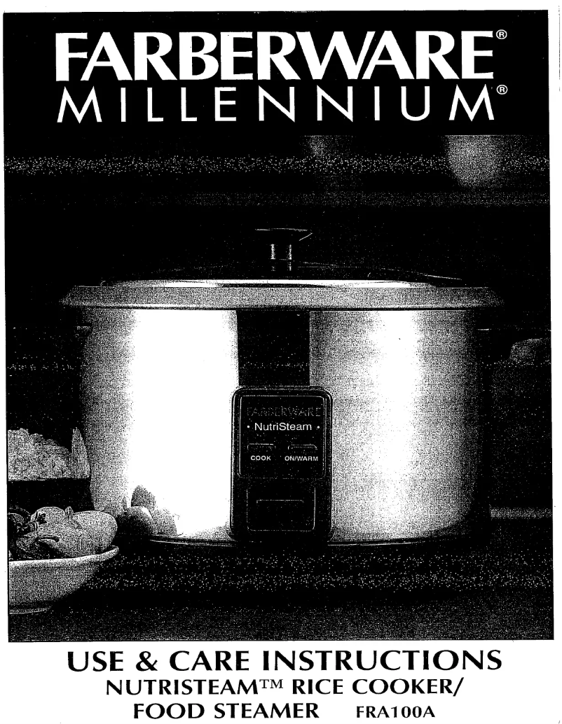 Imagen de la primera página del manual del dispositivo NutriSteam FRA100A