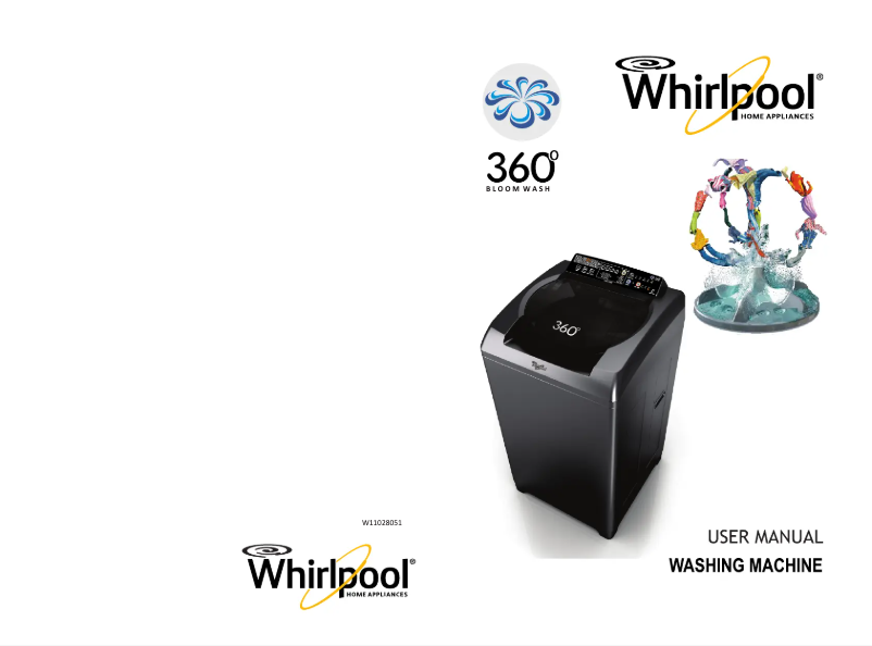 Page 1 de la notice Manuel utilisateur Whirlpool Bloom WTW128AF 360