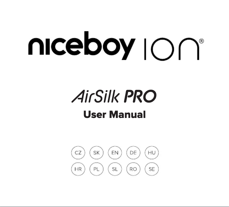 Image de la première page du manuel de l'appareil ION AirSilk PRO