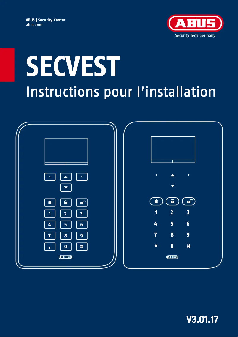 Page n°1 - Guide d'installation Abus FUAA50500