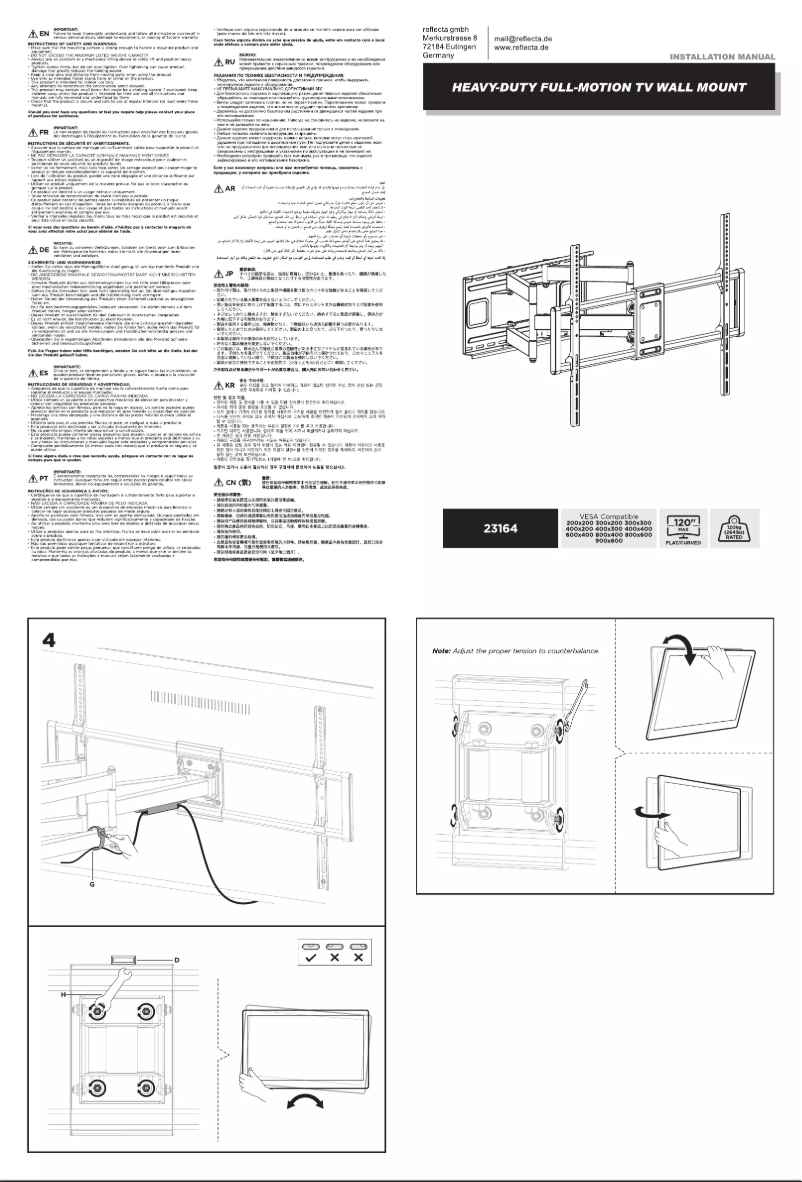Page n°1 - Manuel utilisateur Reflecta 23164