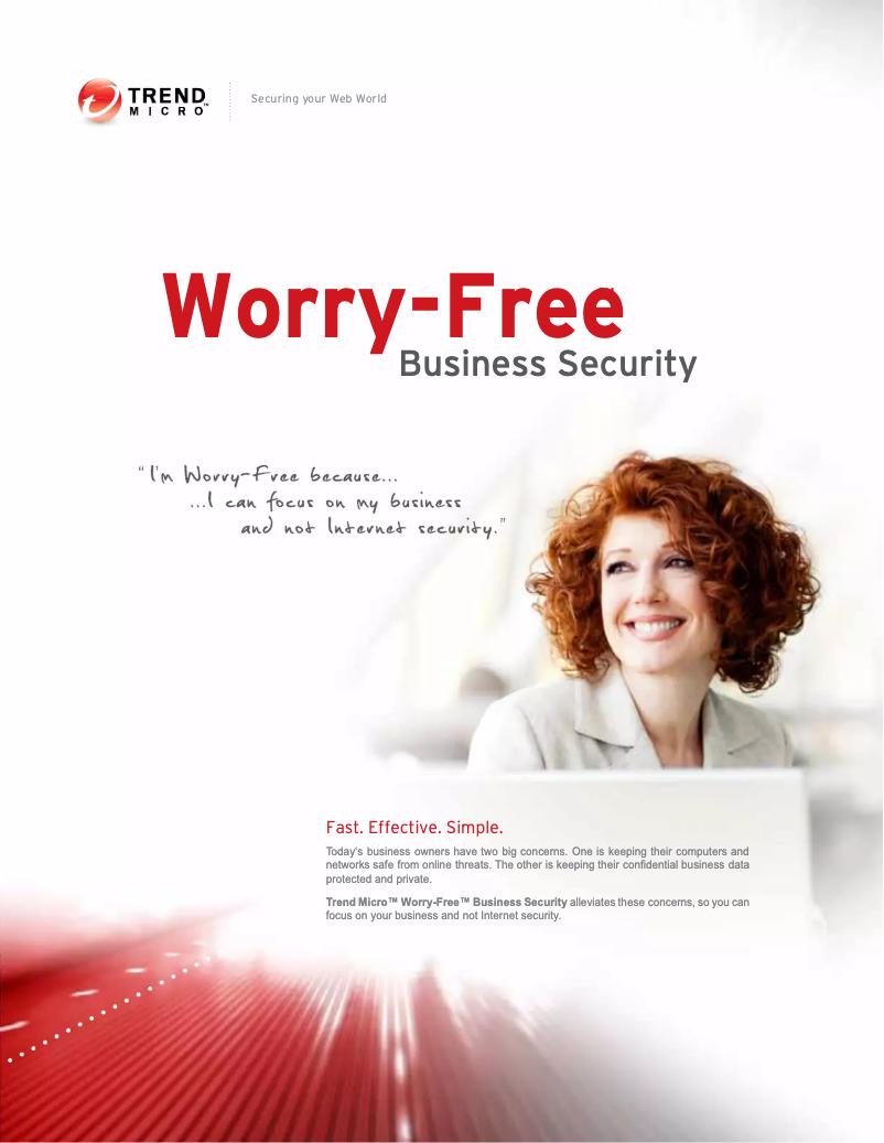 Page n°1 - Manuel utilisateur Trend Micro Worry-Free Business Security 7