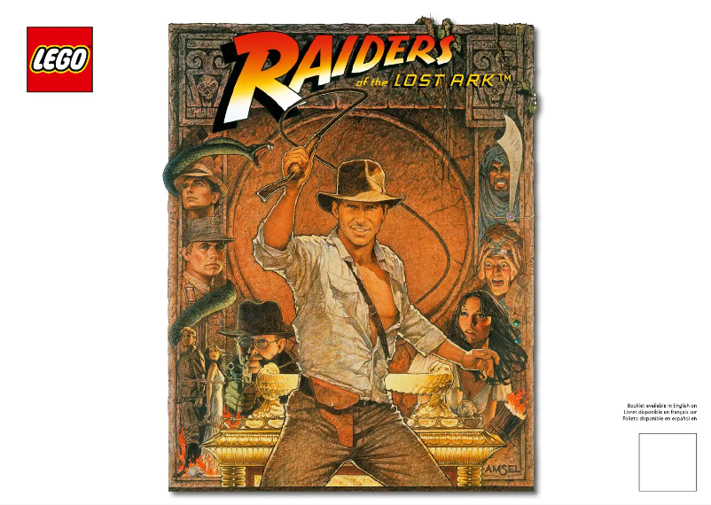 Page 1 de la notice Consignes visuelles Lego Indiana Jones 77015