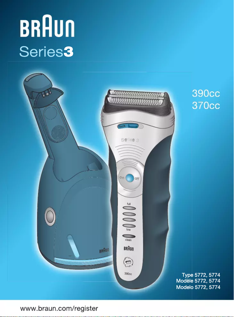 Image de la première page du manuel de l'appareil 370cc