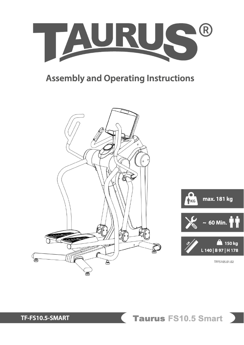 Page 1 de la notice Manuel utilisateur Taurus FS10.5 Smart