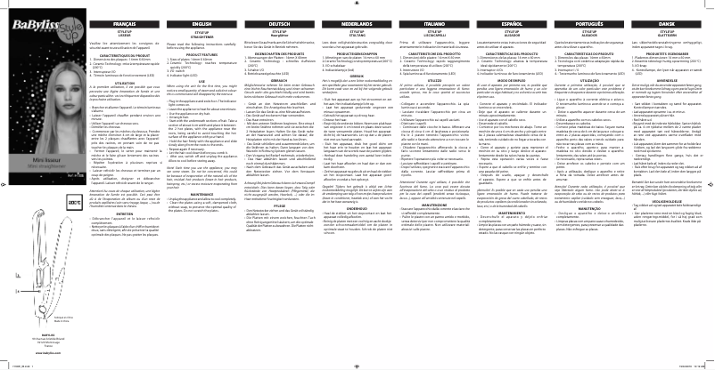 Imagen de la primera página del manual del dispositivo H100E