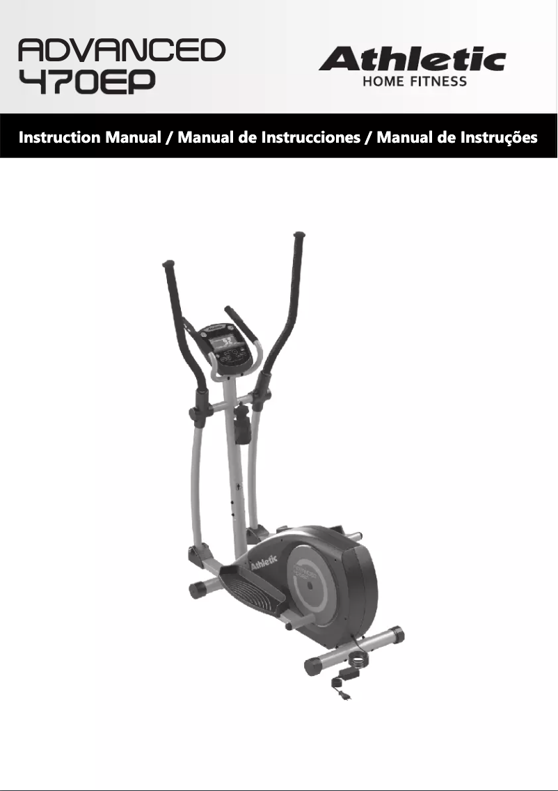 Image de la première page du manuel de l'appareil Advanced 470EP
