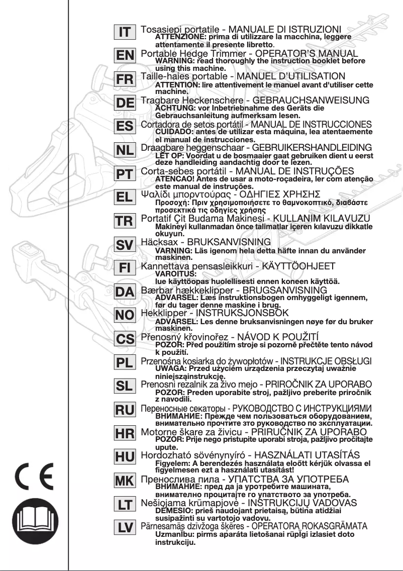 Page 1 de la notice Manuel utilisateur Stiga SHM 160