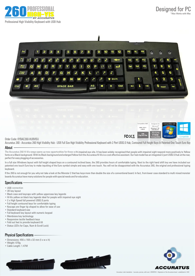 Página 1 del manual Manual de usuario Accuratus 260