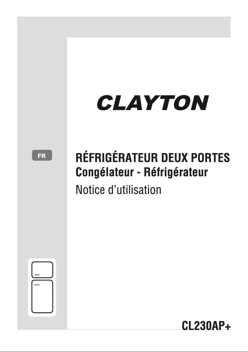 Image de la première page du manuel de l'appareil CL230AP+