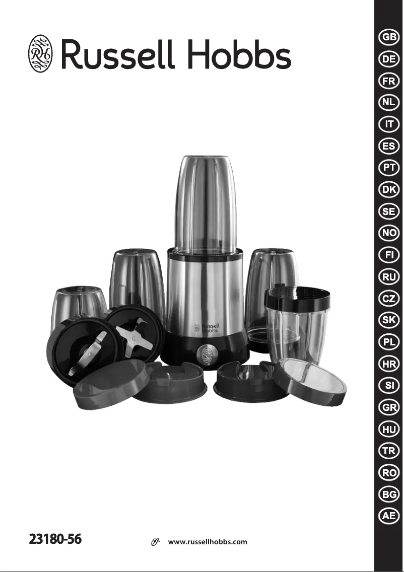 Image de la première page du manuel de l'appareil Nutri Boost 23180-56