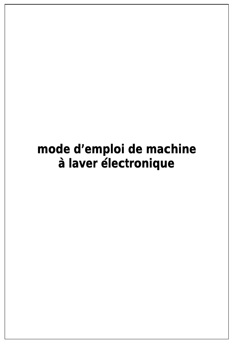 Page n°1 - Manuel utilisateur Wellington WT-505TRS