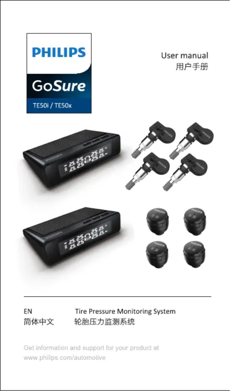 Page n°1 - Manuel utilisateur Philips GoSure TE50i