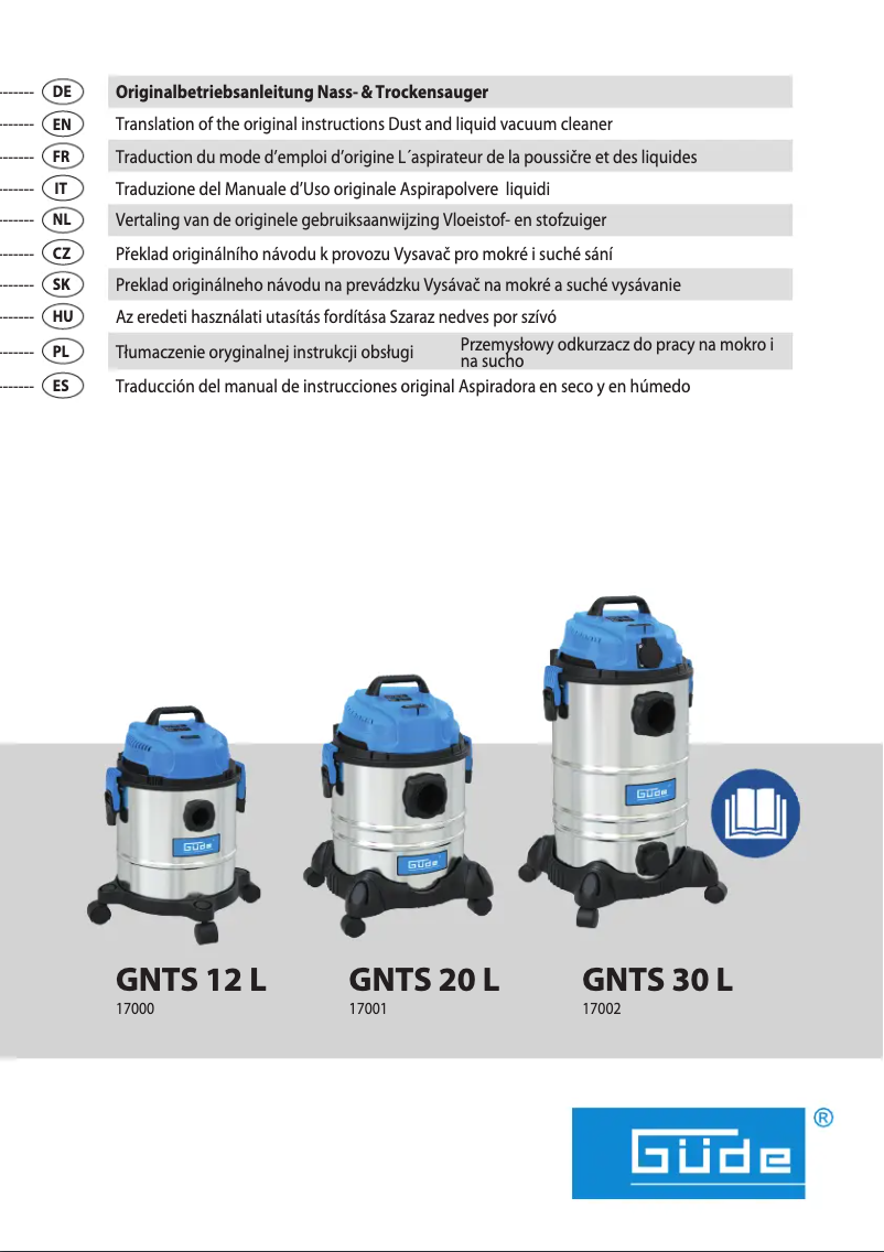 Page 1 of the manual User Manual Güde GNTS 12L