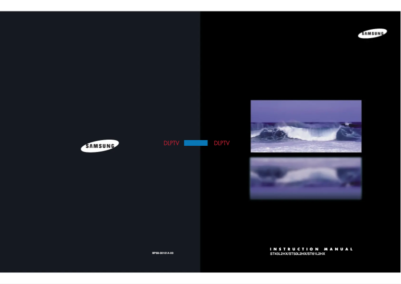 Page 1 de la notice Manuel utilisateur Samsung ST50L2HD