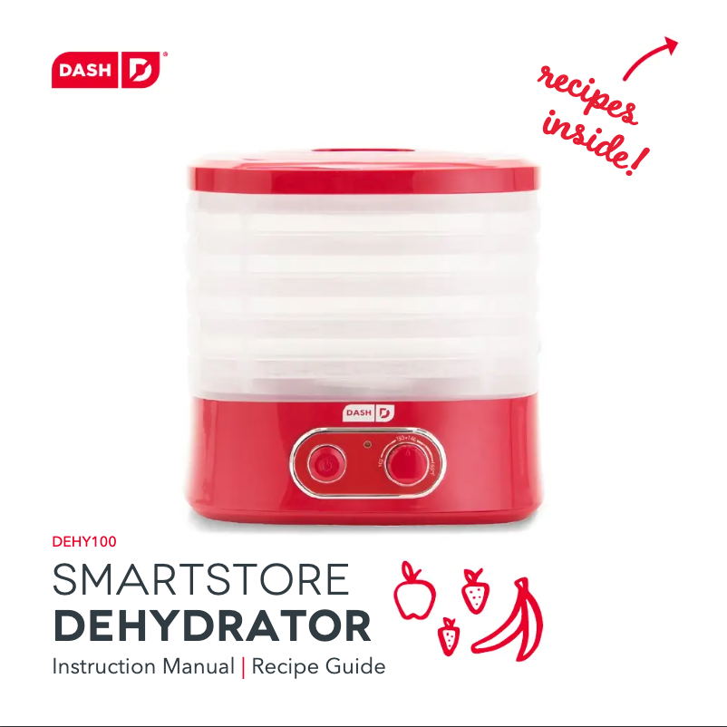 Image de la première page du manuel de l'appareil SmartStore Dehydrator DEHY100GY