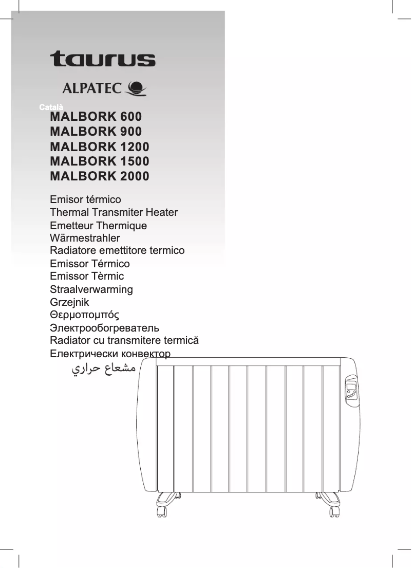 Page 1 de la notice Manuel utilisateur Taurus Alpatec Malbork 1200