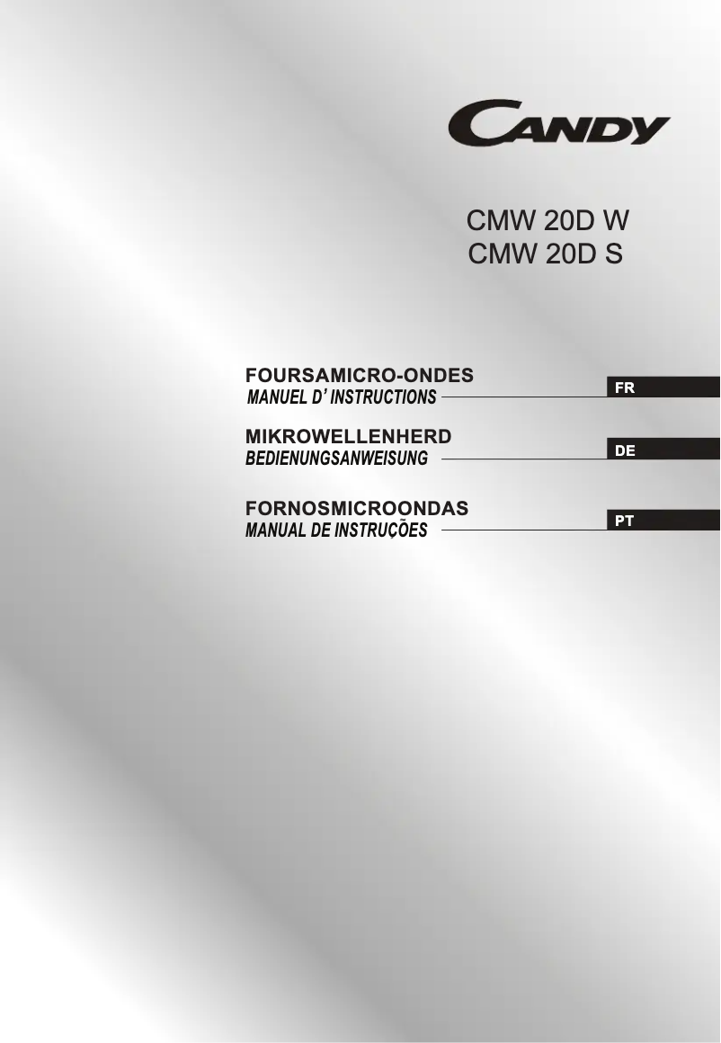 Page n°1 - Manuel utilisateur Hoover CMW 20D W