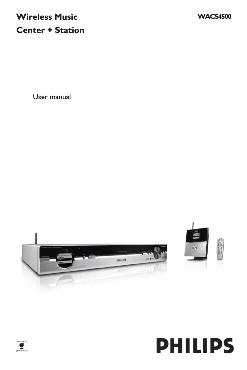 Page 1 de la notice Manuel utilisateur Philips Streamium WACS4500