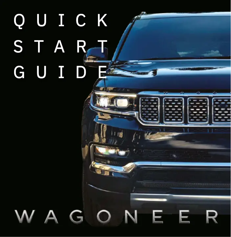 Page n°1 - Guide de démarrage rapide Jeep Grand Wagoneer (2022)